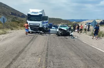Grave choque en Las Heras: un niño salió despedido y hay más heridos