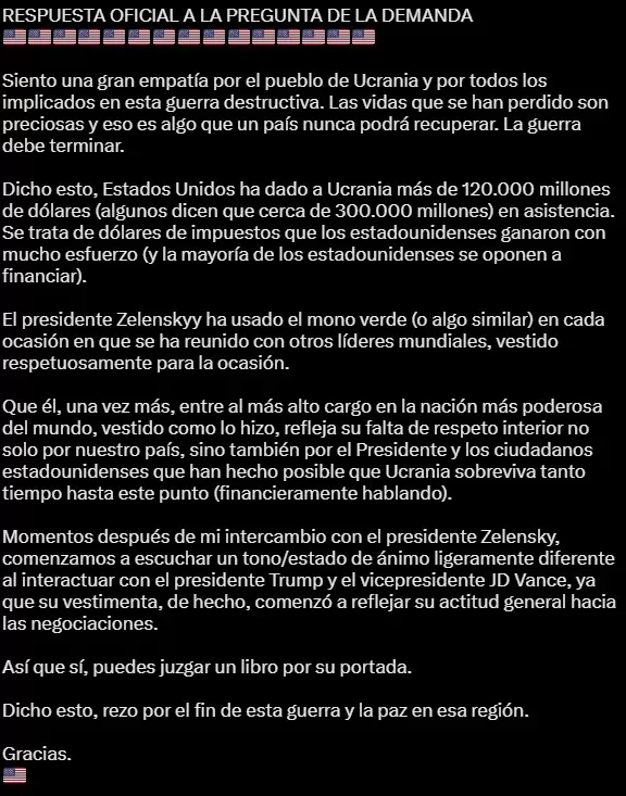 Respuesta de Brian Glenn