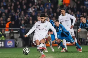 Aston Villa despliega su poderío ante Brujas y se acerca a los cuartos de final