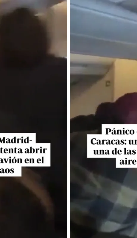 El hombre debió ser contenido por otros pasajeros y parte de la tripulación.