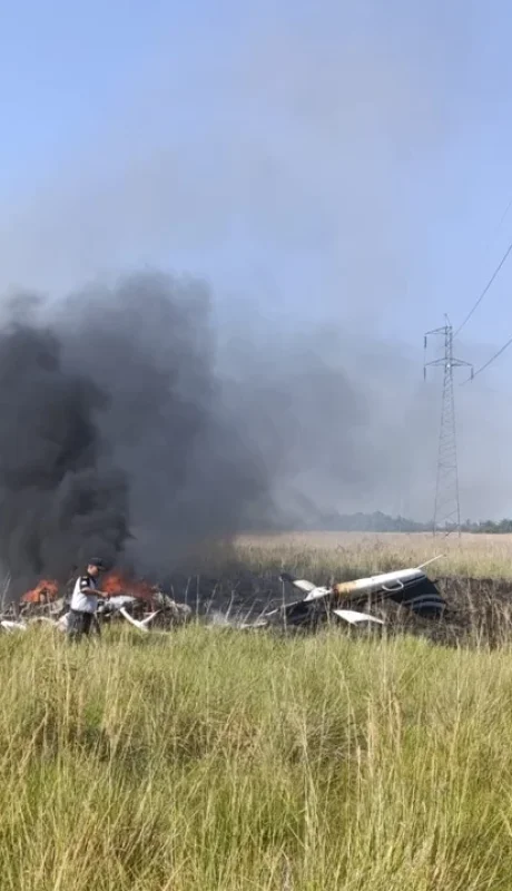 Se estrelló un helicóptero en Corrientes.