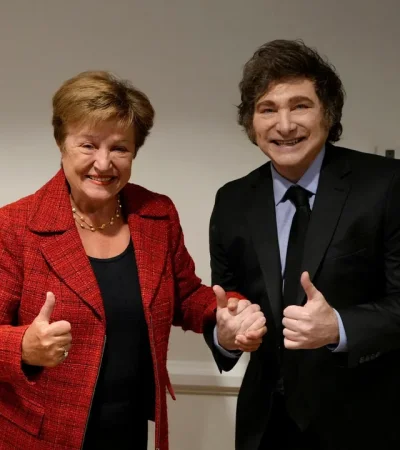 El Presidente y la titular del FMI/