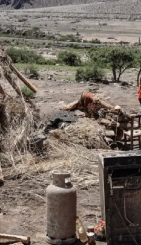 Hay localidades salteñas que directamente se han quedado sin agua ni comida.