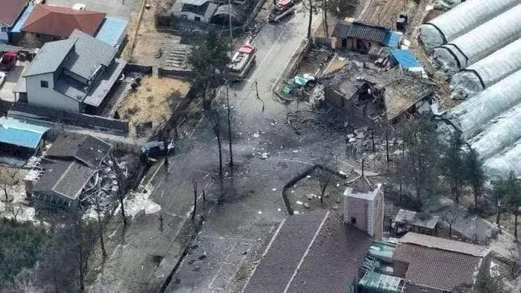 El conglomerado urbano está próximo al campo Freedom Shield, una superficie conjunta de Corea del Sur y Estados Unidos.