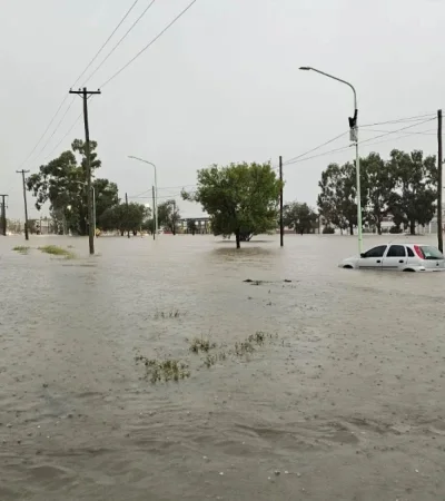 La tormenta hizo estragos en Bahía Blanca