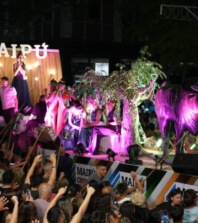 Así se disfrutó todo el color de la Vía Blanca de las Reinas en Mendoza