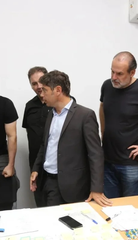 Patricia Bullrich, Luis Petri Axel Kicillof junto a Fernando Susbielles en Bahía Blanca