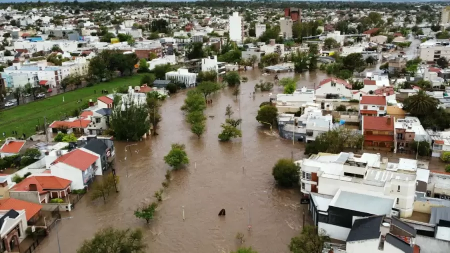 La terrible catástrofe en Bahia Blanca