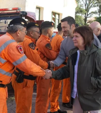 Patricia Bullrich y Luis Petri en Bahía Blanca/