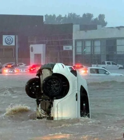 En marzo la localidad de Bahía Blanca fue fuertemente afectada por las inundaciones.