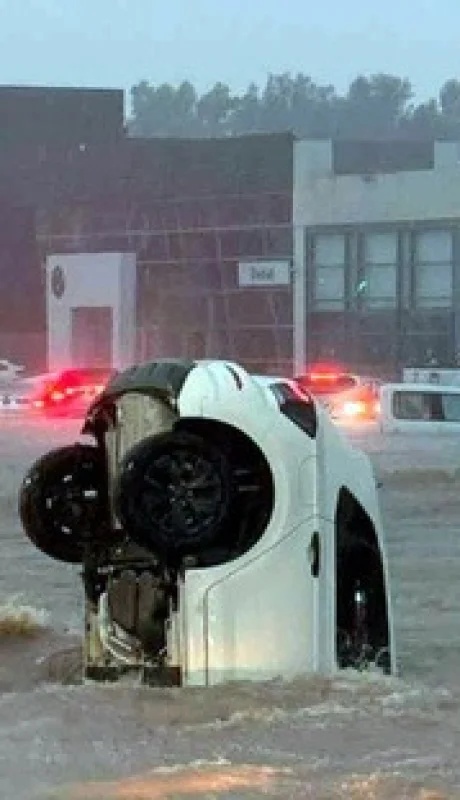 En marzo la localidad de Bahía Blanca fue fuertemente afectada por las inundaciones.