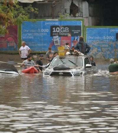Inundaciones en Bahia Blanca