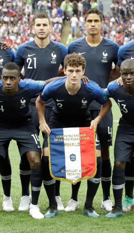 Francias campeón del mundo en Rusia 2018.