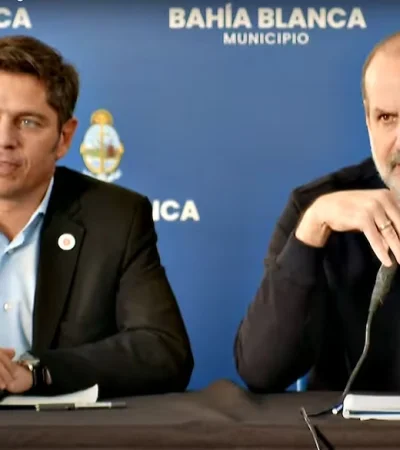 Kicillof con el intendente Susbielles