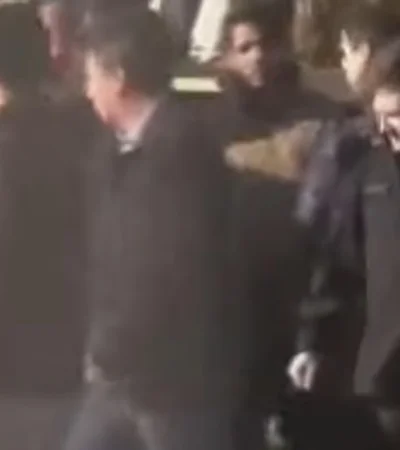 Milei viajó esta mañana a Bahía Blanca (captura de TV).