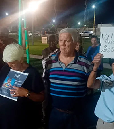 Una marcha realizada por la desaparición de Lian Flores en Córdoba. (Foto: web)