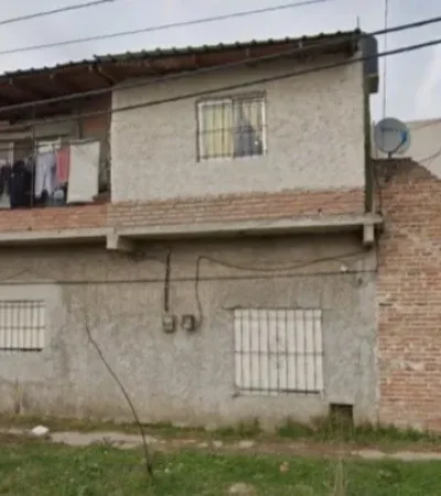 En esta vivienda del conurbano bonaerense ocurrió el trágico hecho.