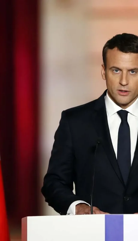 El mandatario francés Emmanuel Macron