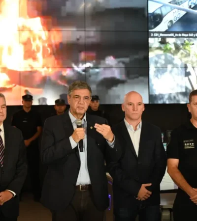 Jorge Macri afirmó que llevará a la Justicia a los violentos.