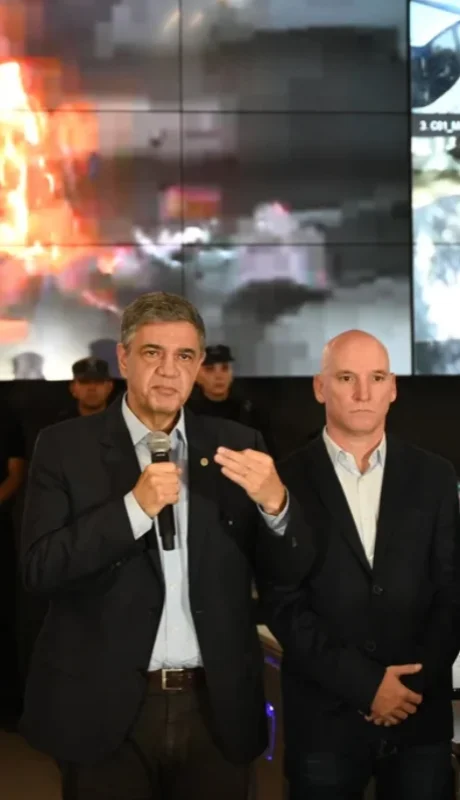 Jorge Macri afirmó que llevará a la Justicia a los violentos.