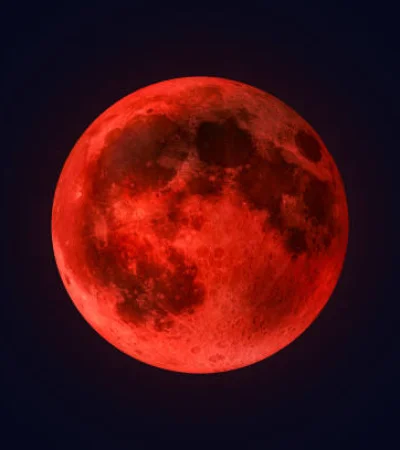 El 13 y 14 de marzo hay eclipse total de luna.