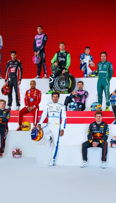 Los pilotos de Formula 1