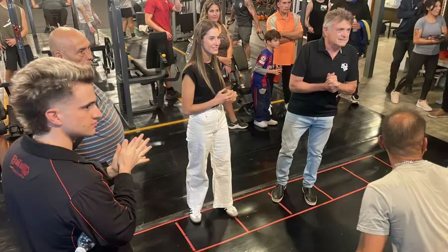 La Reina junto a Carlos Pandolfino