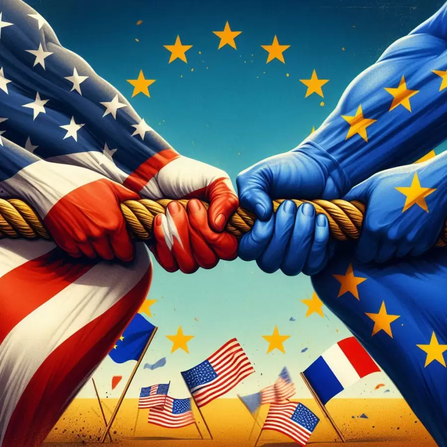 Guerra comercial entre EEUU y la Unión Europea.