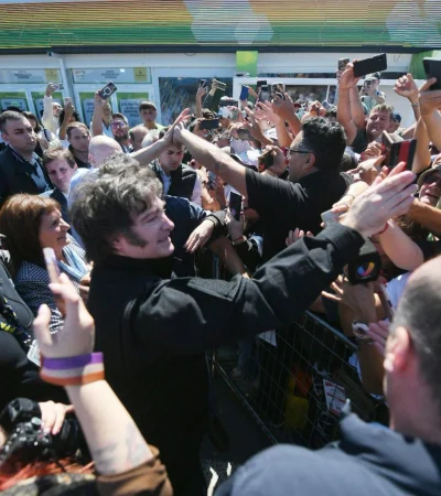 Javier Milei en ExpoAgro 2025.