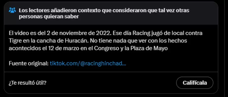 Aclaración de usuarios