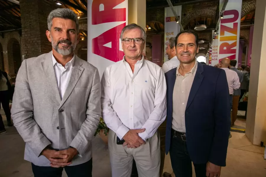 Ulpiano Suarez, Adrián Kaufmann Brea (UIA) y Mauricio Badaloni