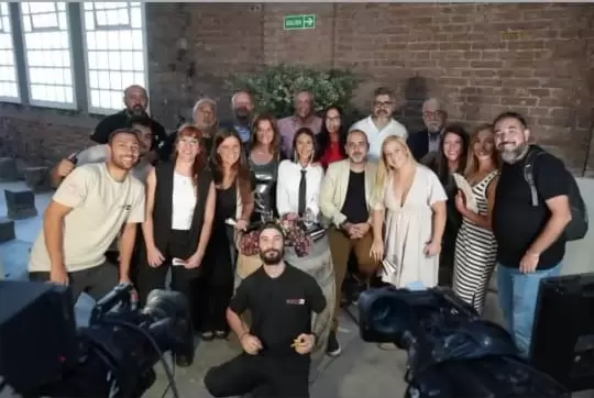 Equipo completo de Ciudadano News y Arboit a cargo de la cobertura y transmisión en vivo