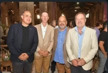 Mario Adaro, José Saldaña, Néstor Majul y Eduardo Bauzá