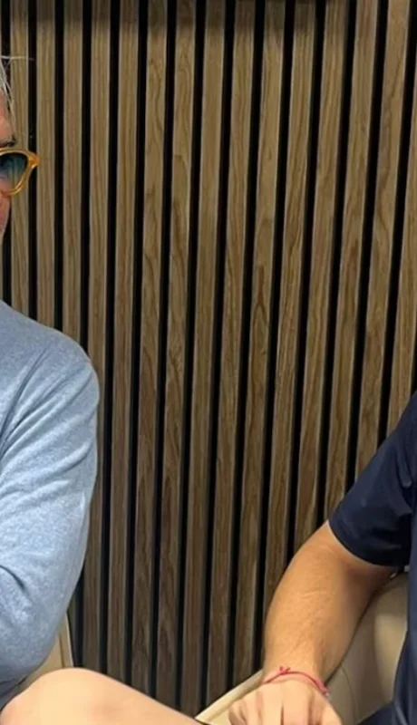 Flavio Briatore y el piloto argentino Franco Colapinto. (Foto: Instagram)