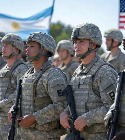 Colaboración entre las FFAA de Argentina y Estados Unidos.