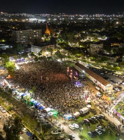 El predio Menotti Pescarmona en Godoy Cruz albergó 20 mil personas/