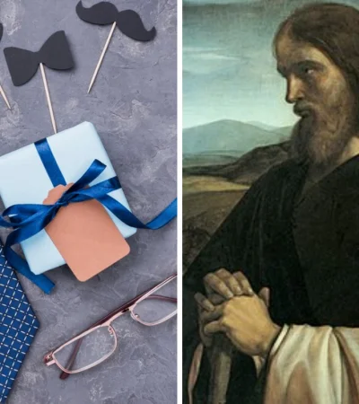 A la derecha, la imagen de José de Nazaret.