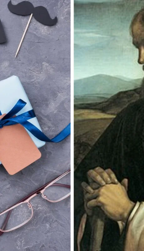 A la derecha, la imagen de José de Nazaret.