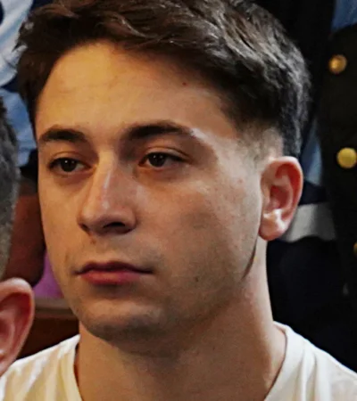 Máximo Thomsen, uno de los condenados a prisión perpetua por el crimen de Fernando Báez Sosa.