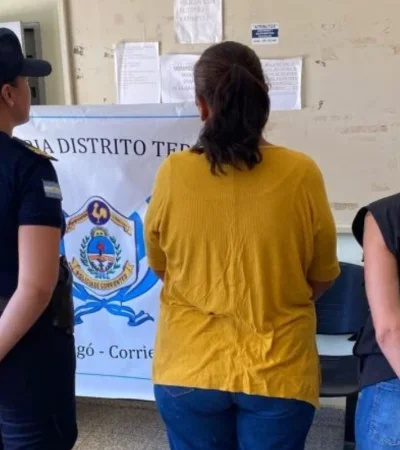 Las autoridades arrestaron una de las delincuentes en Corrientes.