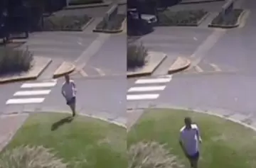 El video de cómo escapaba la expareja de Jesica Cirio durante un allanamiento