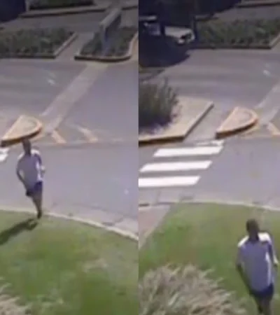 El video de cómo escapaba la expareja de Jesica Cirio durante un allanamiento