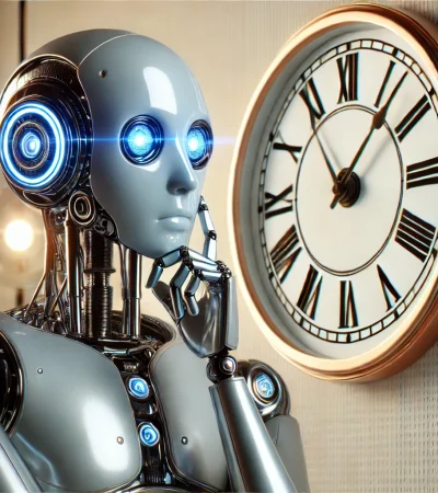 IA con reloj.