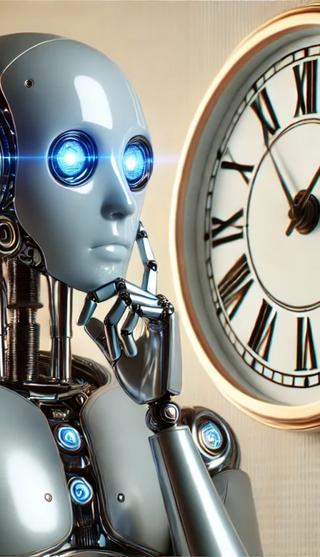 IA con reloj.