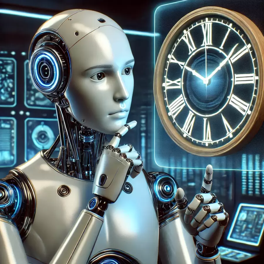 IA con reloj.