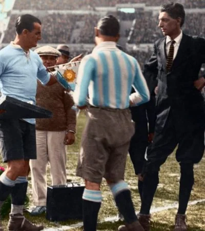 Gran anécdota de la primera cita mundialista.