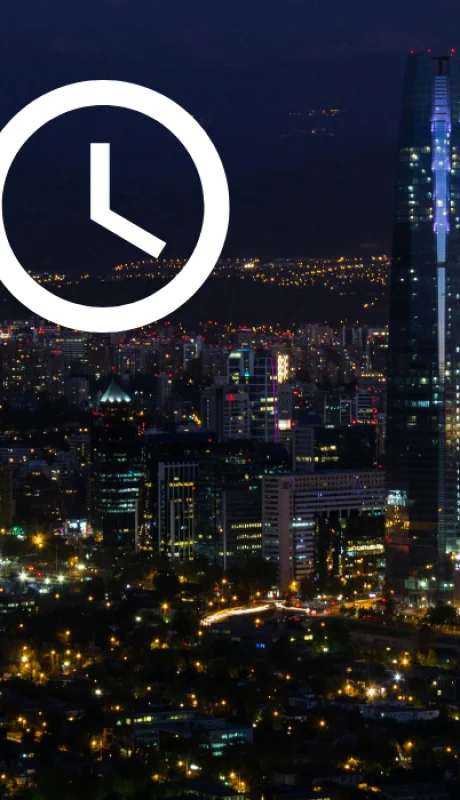 Chile cambia de horario el sábado 5 de abril.