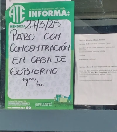 Trabajadores de la salud convocan a paro.