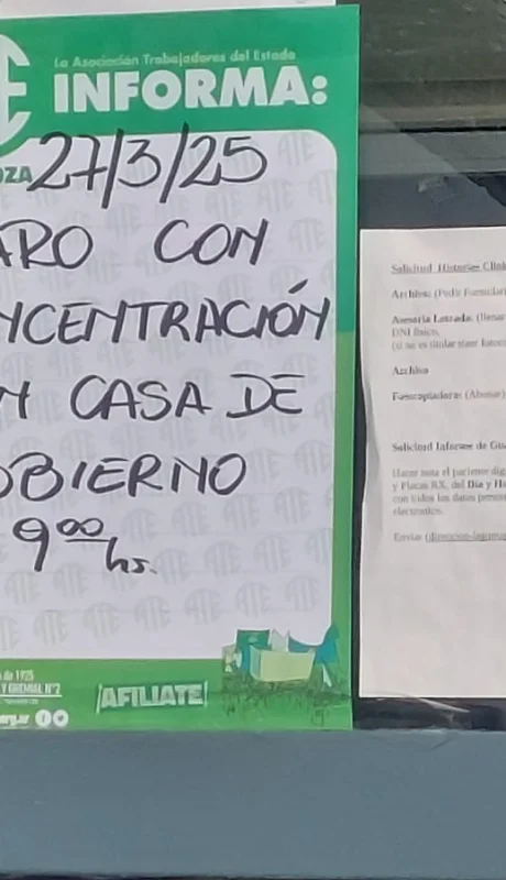 Trabajadores de la salud convocan a paro.
