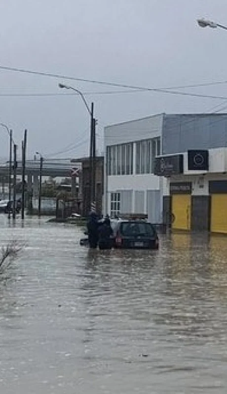 Fuerte temporal en Comodoro Rivadavia/